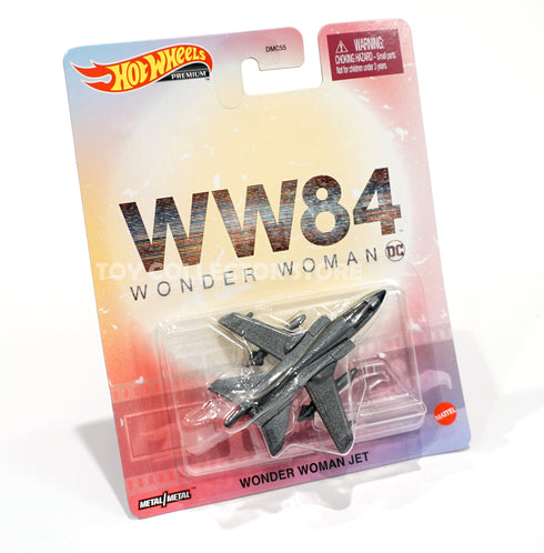 Hot Wheels Wonder Woman Jet Diecast WW84 retro entertainment JET with Stand